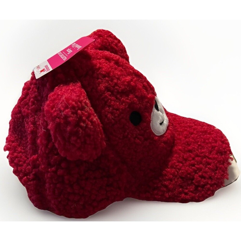 Way to Celebrate Red Sherpa Bear Baseball Cap Hat Strap back OS Adjustable - Picture 4 of 6